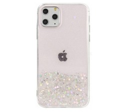 Slika 2 izdelka: Silikonski ovitek z bleščicami SPARKLE za Samsung Galaxy A72 A726 5G - prozorno roza