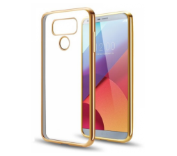 Slika izdelka: Silikonski ovitek z okvirjem za LG G6 - zlat