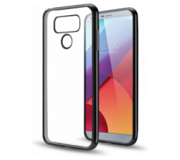 Slika 2 izdelka: Silikonski ovitek z okvirjem za LG G6 - črn
