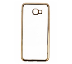 Slika izdelka: Silikonski ovitek z okvirjem za Samsung Galaxy J4 Plus (2018) J415 - zlat