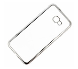 Slika izdelka: Silikonski ovitek z okvirjem za Samsung Galaxy J4 Plus (2018) J415 - svetlo siv