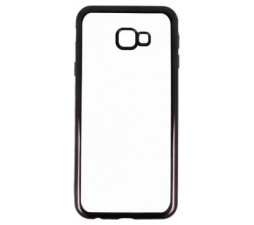 Slika 2 izdelka: Silikonski ovitek z okvirjem za Samsung Galaxy J4 Plus (2018) J415 - črn