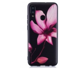 Slika 2 izdelka: Silikonski ovitek z orhidejo za Huawei P Smart 2019 / Honor 10 Lite - črn
