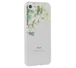 Slika izdelka: Silikonski ovitek z rožicami za Huawei Mate 20 Lite - jasmin