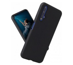 Slika 2 izdelka: Silikonski ovitek za Huawei Nova 5t - mat črn