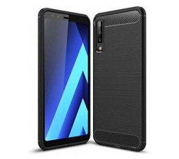 Slika 2 izdelka: Silikonski ovitek za Huawei P Smart Z / Y9 Prime 2019 - mat carbon črn