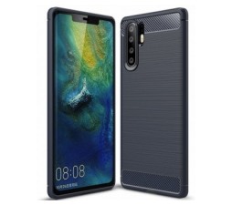 Slika 2 izdelka: Silikonski ovitek za Huawei P30 Pro - mat carbon črn
