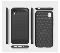 Slika izdelka: Silikonski ovitek za Huawei Y5 2019 / Honor 8s - mat carbon črn