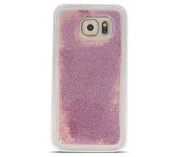 Slika 2 izdelka: Silikonski ovitek za Huawei Y6 2018 prozoren s pink bleščicami