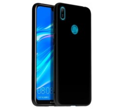 Slika 2 izdelka: Silikonski ovitek za Huawei Y6 2019 - mat črn