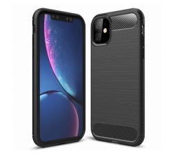 Slika izdelka: Silikonski ovitek za iPhone 11 - mat carbon črn