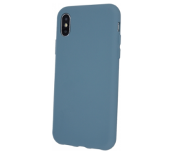 Slika 2 izdelka: Silikonski ovitek za iPhone 11 - mat sivo moder