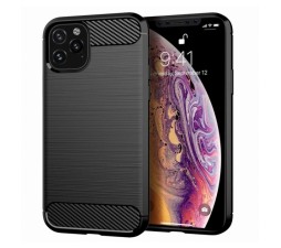 Slika izdelka: Silikonski ovitek za iPhone 11 Pro Max - mat carbon črn