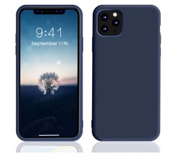 Slika izdelka: Silikonski ovitek za iPhone 11 Pro Max - mat moder