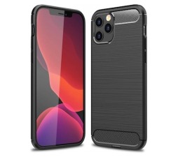 Slika izdelka: Silikonski ovitek za iPhone 12 Pro Max - mat carbon črn