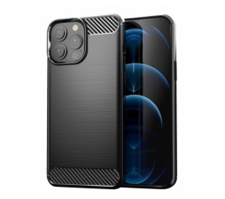 Slika izdelka: Silikonski ovitek za iPhone 13 Pro Max - mat carbon črn