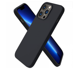 Slika izdelka: Silikonski ovitek za iPhone 14 Pro - mat črn