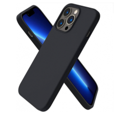 Slika 2 izdelka: Silikonski ovitek za iPhone 14 Pro Max - mat črn