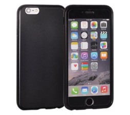 Slika 2 izdelka: Silikonski ovitek za iPhone 6 - mat črn