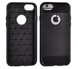 Slika 2 izdelka: Silikonski ovitek za iPhone 7 Plus in iPhone 8 Plus - mat carbon črn