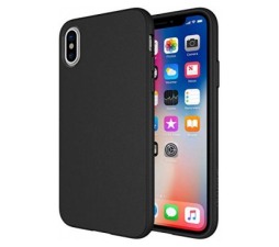 Slika 2 izdelka: Silikonski ovitek za iPhone Xs Max - mat črn