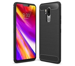 Slika izdelka: Silikonski ovitek za LG G7 Thinq - mat carbon črn