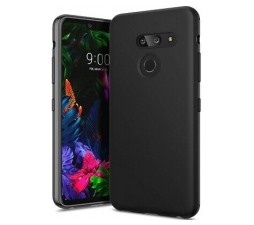 Slika izdelka: Silikonski ovitek za LG G8s ThinQ - mat črn