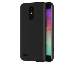 Slika 2 izdelka: Silikonski ovitek za LG K10 2017 - mat črn