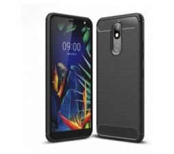 Slika 2 izdelka: Silikonski ovitek za LG K40 2019 - mat carbon črn