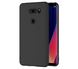 Slika 2 izdelka: Silikonski ovitek za LG K40s - mat črn