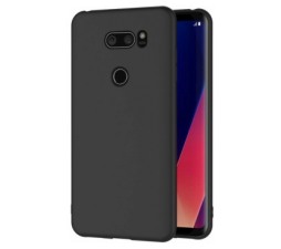 Slika 2 izdelka: Silikonski ovitek za LG K50s - mat črn