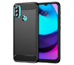 Slika izdelka: Silikonski ovitek za Motorola E20 / E30 / E40 - mat carbon črn
