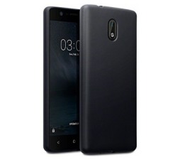 Slika 2 izdelka: Silikonski ovitek za Nokia 3 - mat črn