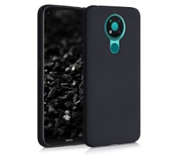 Slika izdelka: Silikonski ovitek za Nokia 3.4 - mat črn