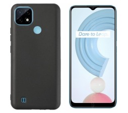 Slika izdelka: Silikonski ovitek za Realme C21 - mat črn