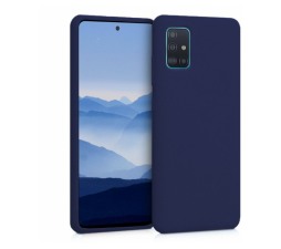Slika izdelka: Silikonski ovitek za Samsung Galaxy A12 A125 - mat moder