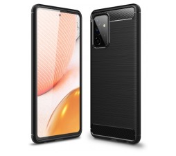 Slika izdelka: Silikonski ovitek za Samsung Galaxy A72 A726 - mat carbon črn