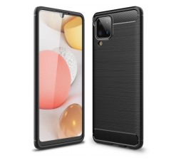 Slika izdelka: Silikonski ovitek za Samsung Galaxy A12 A125 - mat carbon črn