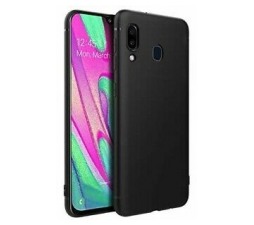 Slika izdelka: Silikonski ovitek za Samsung Galaxy A40 A405 - mat črn