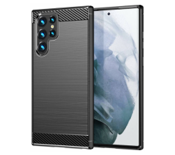 Slika izdelka: Silikonski ovitek za Samsung Galaxy S22 Ultra 5G - mat carbon črn