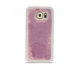 Slika izdelka: Silikonski ovitek za Samsung Galaxy A70 A705 prozoren s pink bleščicami