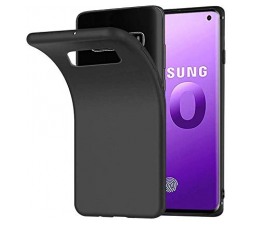 Slika izdelka: Silikonski ovitek za Samsung Galaxy S10 Plus G975 - mat črn
