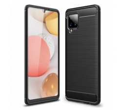 Slika izdelka: Silikonski ovitek za Samsung Galaxy A42 5G A426 - mat carbon črn