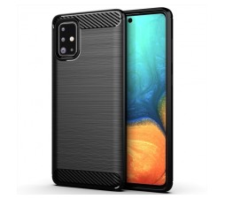 Slika izdelka: Silikonski ovitek za Samsung Galaxy A51 A515 - mat carbon črn