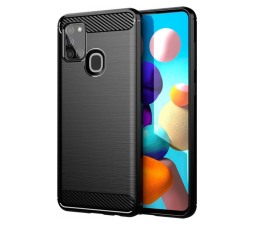 Slika izdelka: Silikonski ovitek za Samsung Galaxy A41 A415 - mat carbon črn