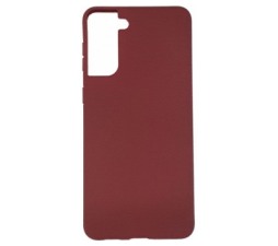 Slika 2 izdelka: Silikonski ovitek za Samsung Galaxy S21 Plus G996 - mat bordo rdeč