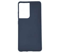 Slika 2 izdelka: Silikonski ovitek za Samsung Galaxy S21 Ultra G998 - mat črn
