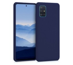 Slika 2 izdelka: Silikonski ovitek za Samsung Galaxy A12 A125 - mat moder