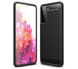 Slika 2 izdelka: Silikonski ovitek za Samsung Galaxy S21 Plus G996 - mat carbon črn
