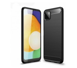 Slika 2 izdelka: Silikonski ovitek za Samsung Galaxy A22 A226 5G - mat carbon črn